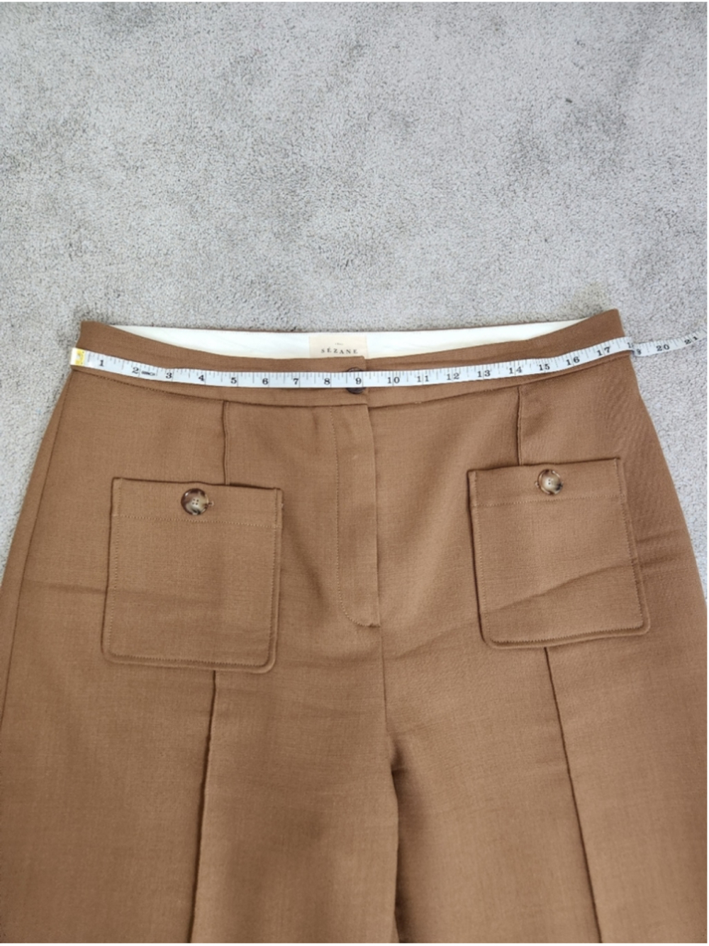 Sezane Emilio Trousers Dress Pants Size 44 Professional Old Money French Paris - Picture 4 of 12